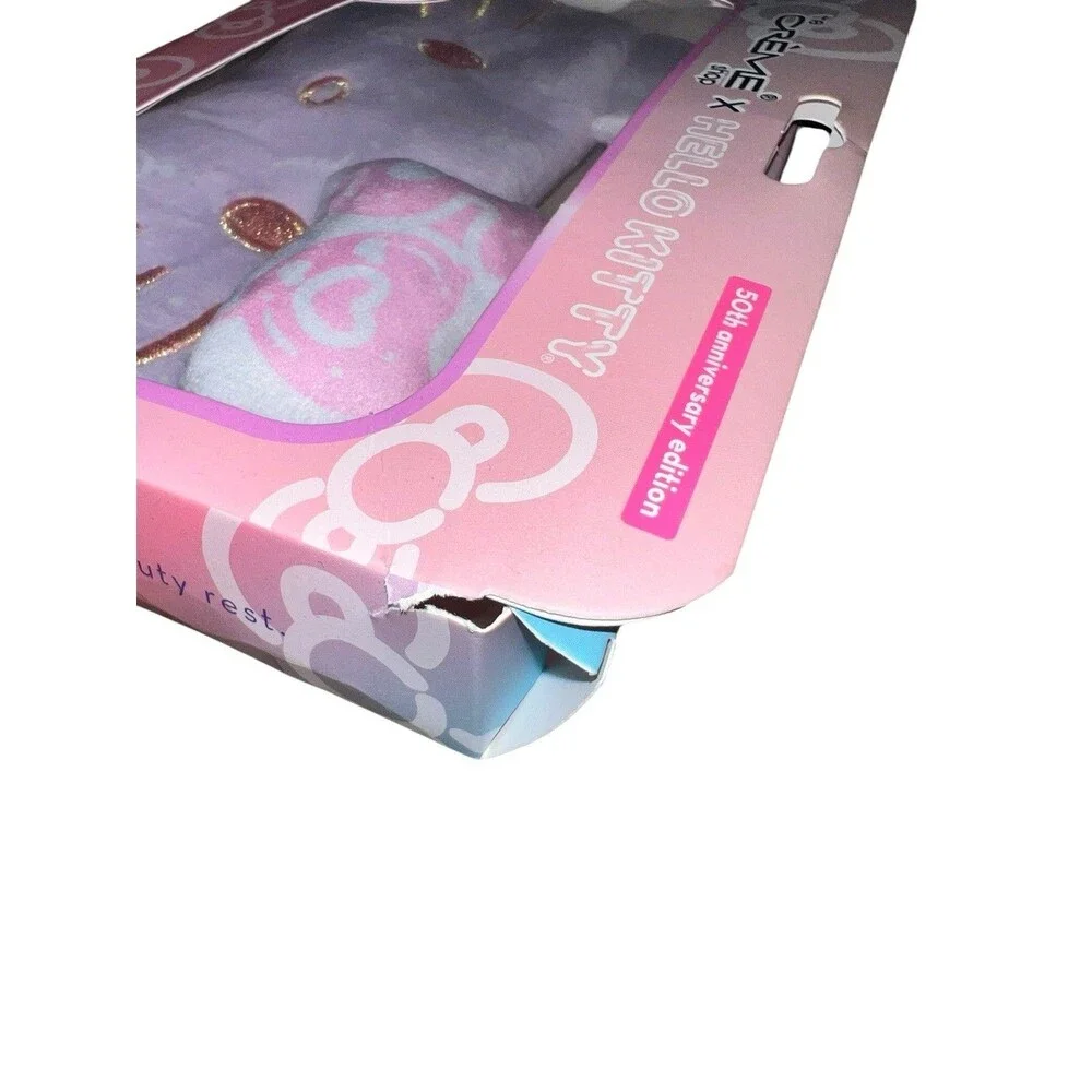 The Creme Shop Hello Kitty 50th Anniversary Edition Plushie Plush Sleep Mask